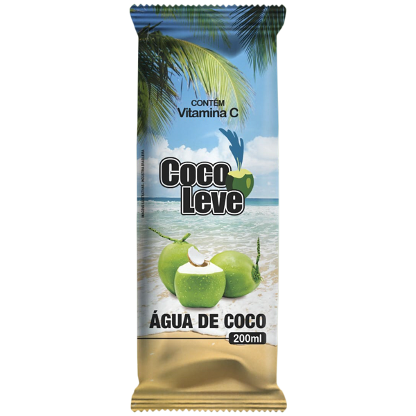 Gelo Coco Leve Sabor Água de Coco 200ml